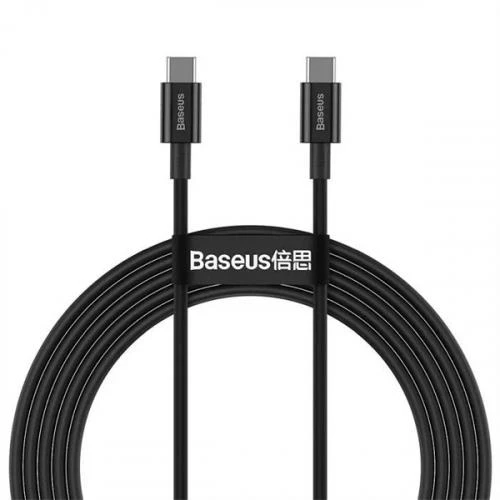 Baseus Super Şarj 1MT 100W Type-C to Type-C Şarj Data Kablosu Laptop Notebook Macbook Pro Şarj Kablo