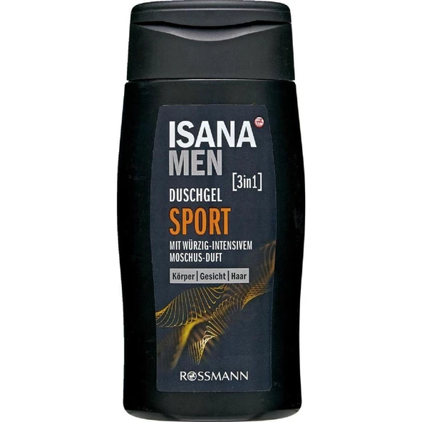ISANA MEN DUS JELI 300ML 3IN1 ACTIVE SPORT