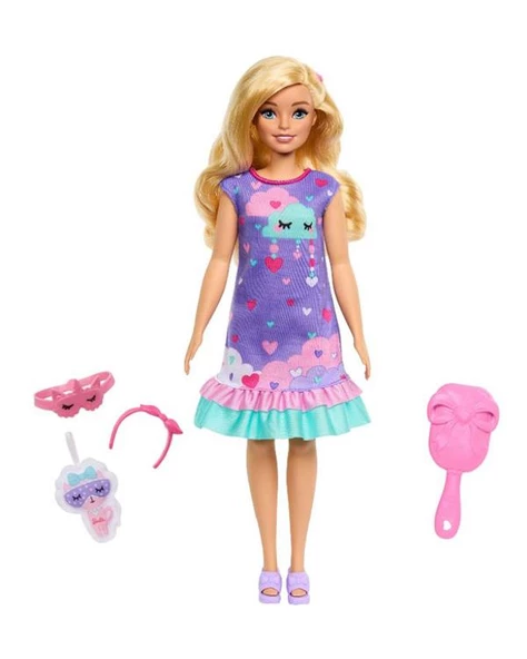 Barbie İlk Bebeğim Delüks Bebek Oyun Seti HMM66 - 3