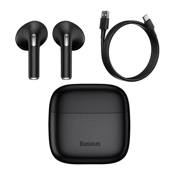 Baseus Şarj Kutulu Dokunmatik IPX5 Su Geçirmez Bluetooth Kulaklık 350 mAh Şarjlı Bluetooth Kulaklık - 4