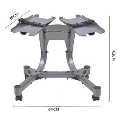 Avec Ayarlanabilir Dambıl Seti 24 KgX2 Adet + Stand - Resim 3