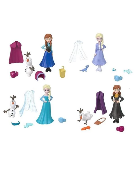 Disney Frozen Renk Değiştiren Prenses Bebekler HMB83 - 2