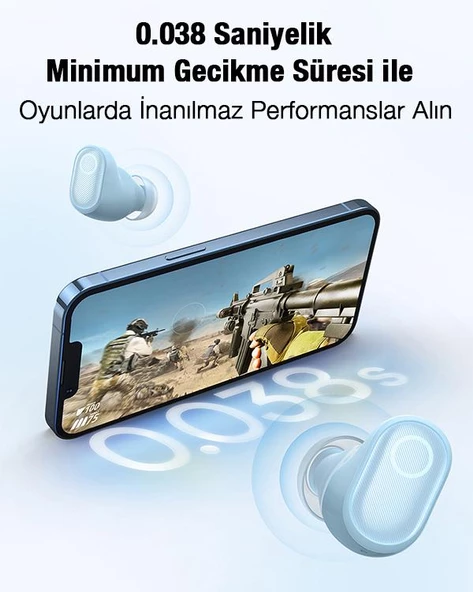 Baseus 800mAh Bataryalı Çift Telefon Bağlantılı Mikrofonlu Bluetooth Kulaklık, Gürültü Engellemeli Kulaklık - 11