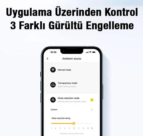 Baseus 800mAh Bataryalı Çift Telefon Bağlantılı Mikrofonlu Bluetooth Kulaklık, Gürültü Engellemeli Kulaklık - 9