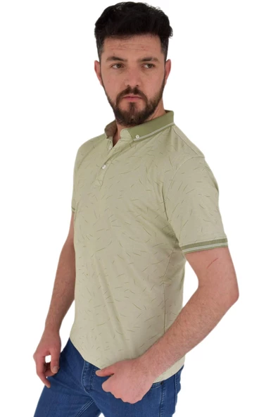Erkek Polo Yaka Tişört R2007 BGL-ST02784 - Resim 6