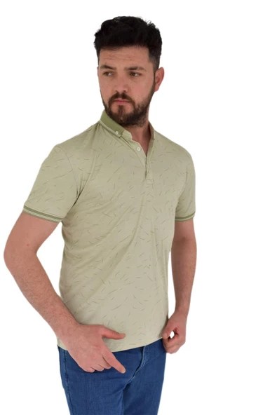 Erkek Polo Yaka Tişört R2007 BGL-ST02784 - Resim 4