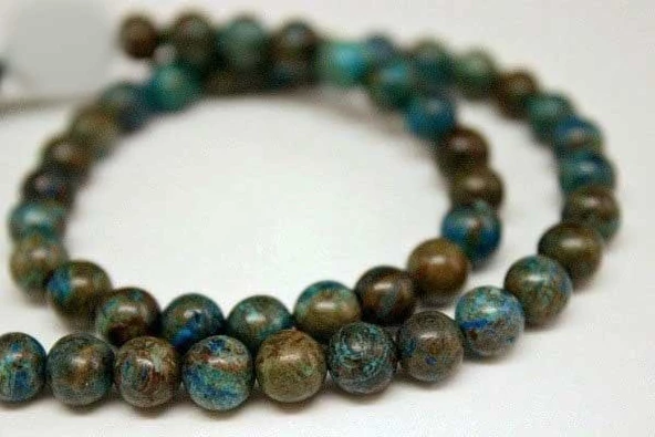 Krizokol Taşı 6mmadet (Boyalıdır) - Resim 2