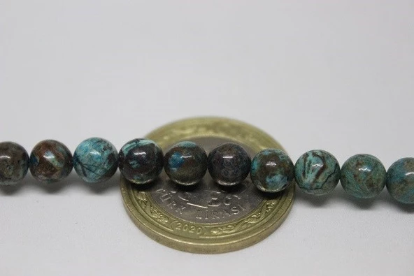 Krizokol Taşı 6mmadet (Boyalıdır) - Resim 3