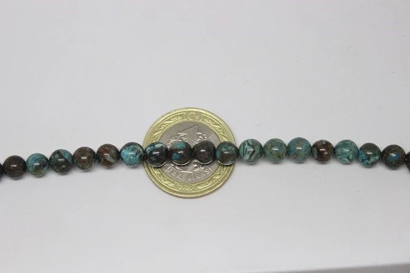 Krizokol Taşı 6mmadet (Boyalıdır) - Resim 4