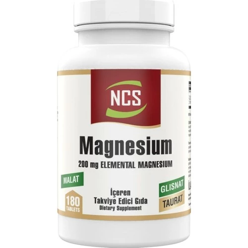 Ncs Magnesium 200 Mg Malat Taurat Glisinat 180 Tablet