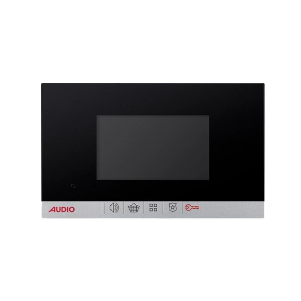 Audio Bus Plus 4.3 inç Mekanik Butonlu Handsfree Görüntülü Villaset Ek ve Daire Monitör Siyah Kasa 001183