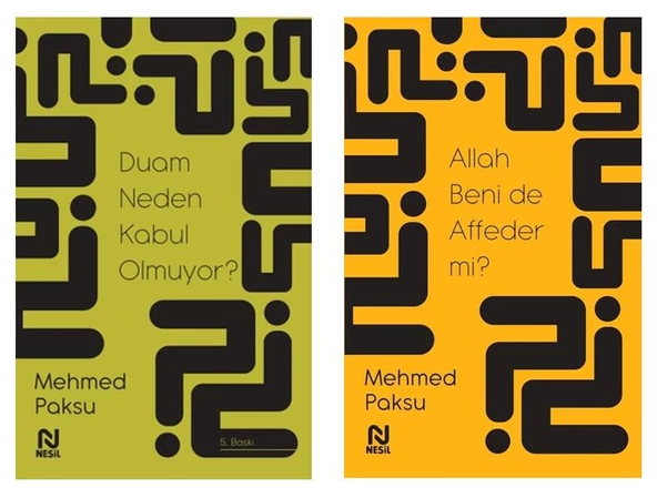 Mehmed Paksu Seti 2 Kitap (Allah Beni de Affeder mi + Duam Neden Kabul Olmuyor)