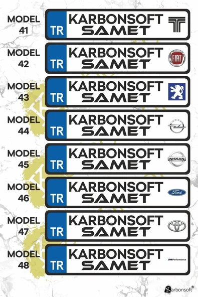 karbonsoft Kişiye Özel Ahşap Dekor Plaka, Araba Plaka, Isimli Plaka, Cam Önü Plakası, Aksesuar Plaka - 8