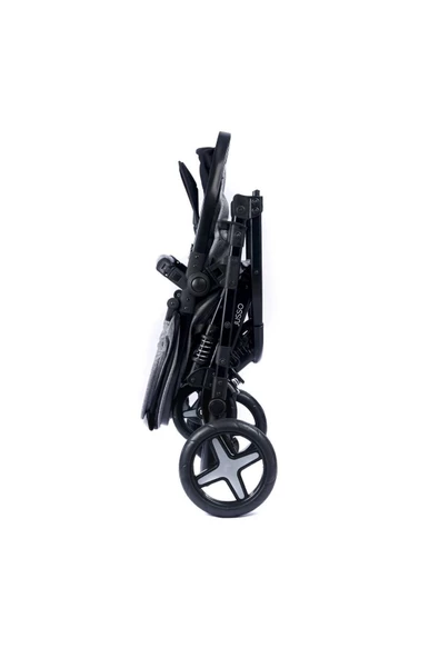 Jusso Pro Max Travel Sistem Bebek Arabası Siyah Füme - 4