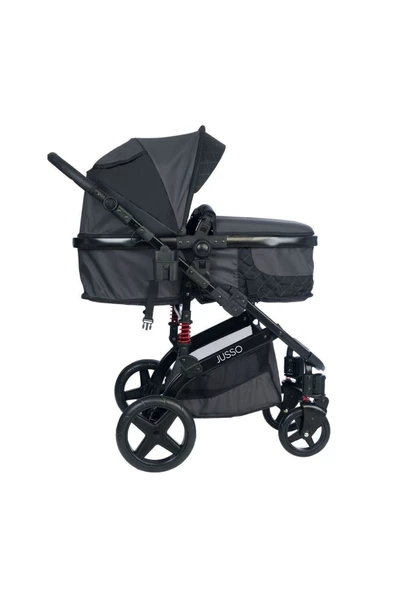 Jusso Pro Max Travel Sistem Bebek Arabası Siyah Füme - 2
