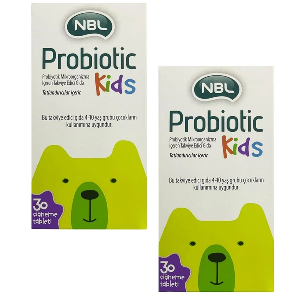 Nbl Probiotic Kids 30 Çiğneme Tablet 2 ADET