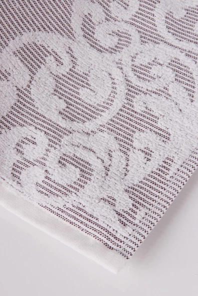 %100 Pamuk Jakarlı 6'lı Havlu Seti - 2