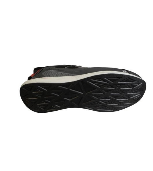KİNETİX Erkek Siyah Gri Kırmızı Sneaker Spor Yürüyüş Ayakkabısı - 7