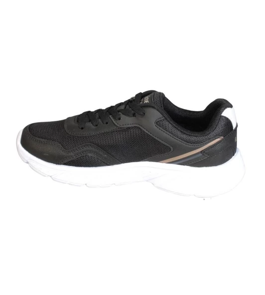 KİNETİX Kadın Siyah Fileli Yazlık Sneaker Spor Yürüyüş Ayakkabısı - 3