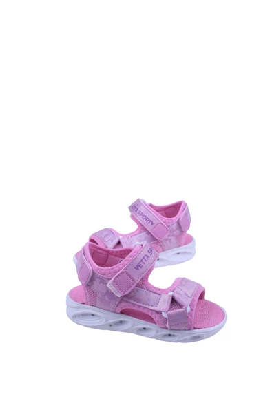 Walkenzo Vetta-103 Kız Çocuk Işıklı Anatomik Sandalet - Resim 4