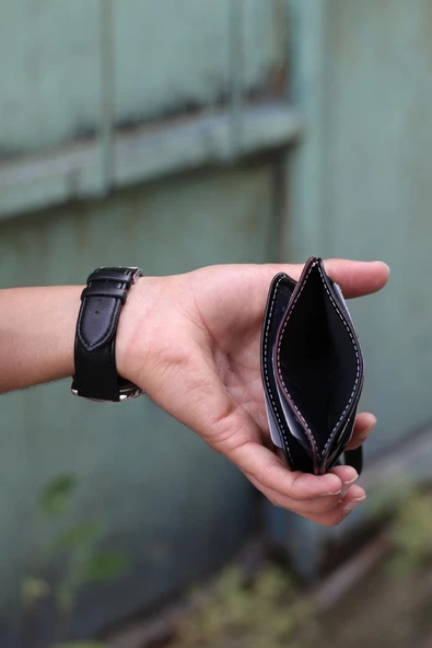 West Polo 107 Erkek Hakiki Deri Kartlık - 9