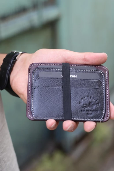 West Polo 107 Erkek Hakiki Deri Kartlık - 3