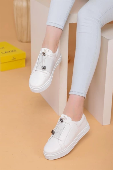 Alvaro Beyaz Renkli Sneaker - 4