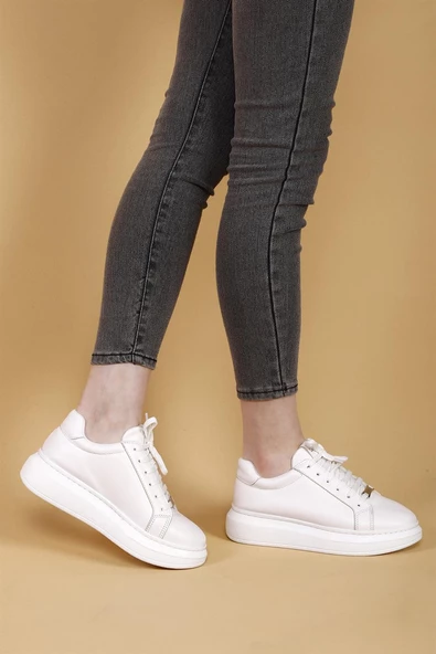 Lovely Beyaz Renkli Kadın Spor Ayakkabı - 6