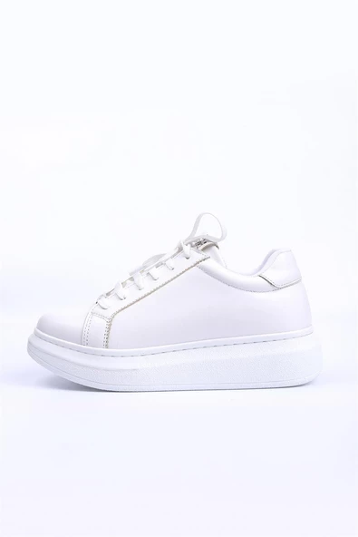 Lovely Beyaz Renkli Kadın Spor Ayakkabı - 2