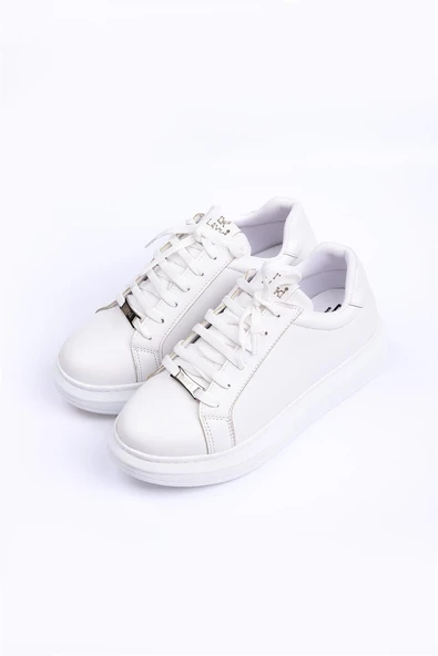 Lovely Beyaz Renkli Kadın Spor Ayakkabı - 3