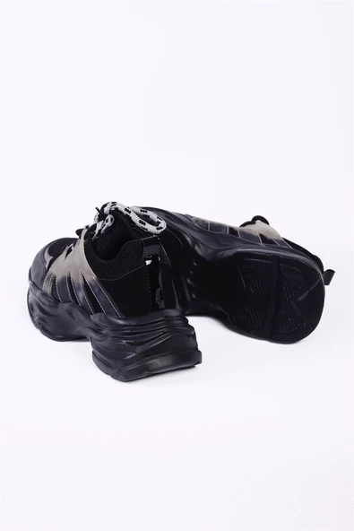 Tartaros Siyah Renkli Kadın Sneaker - 4