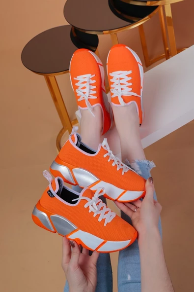 Popi Turuncu Renkli Spor Ayakkabı - 2