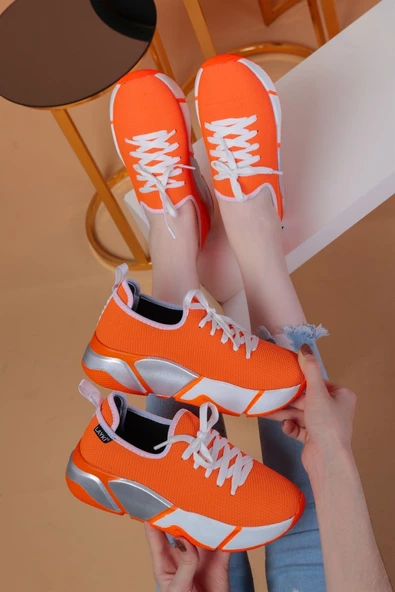 Popi Turuncu Renkli Spor Ayakkabı - 3