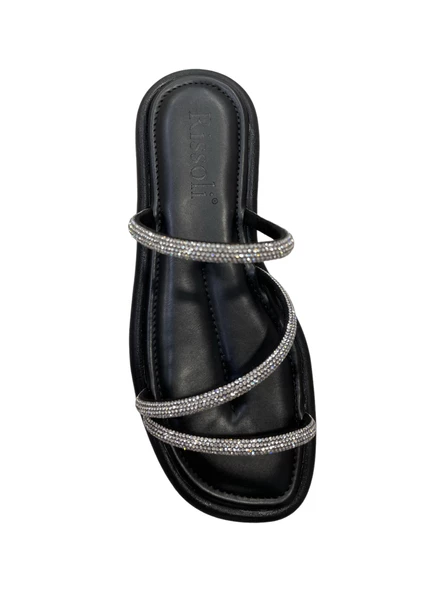 Rissoli 410 Bilekten Bağlı Aksesuarlı Kadın Günlük Terlik (Yaz 23) - 4