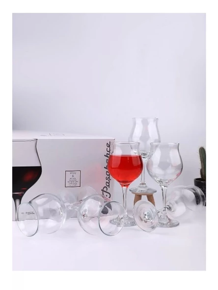 Paşabahçe 440278 Wavy Şarap Kadehi 475 cc 6'lı - Resim 2