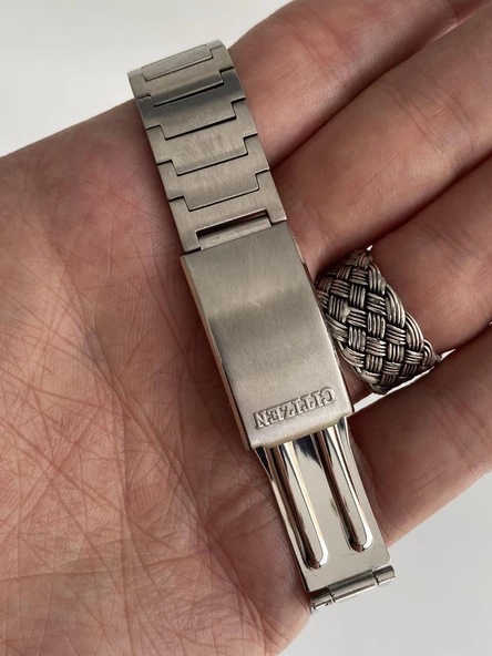 Citizen Bullhead 38mm Çelik Kordon Erkek Kol Saati 67-9011 2.El - Resim 4