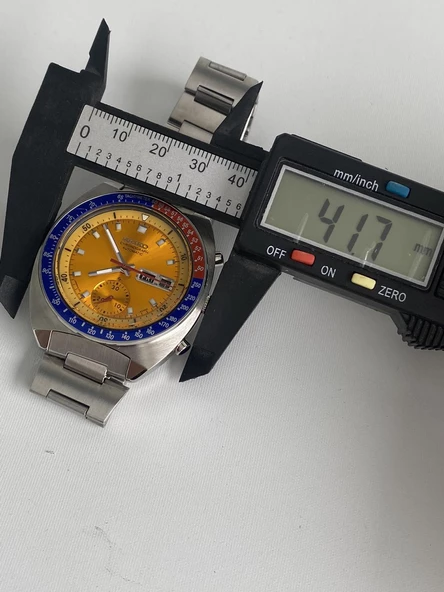 Seiko Pogue Pepsi 39mm Çelik Kordon Erkek Kol Saati 6139-6002 2.El - 7