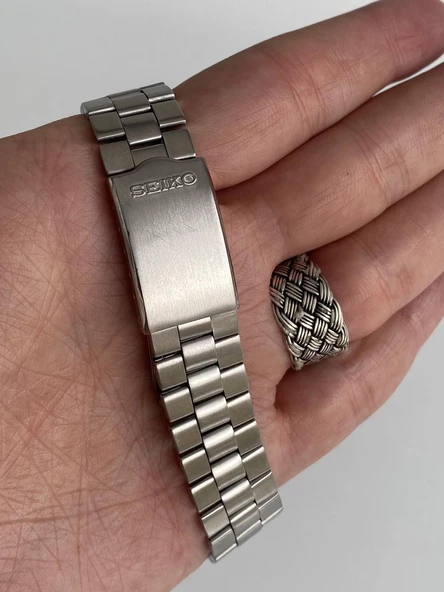 Seiko Panda 40mm Çelik Kordon Erkek Kol Saati 6138-8020 2.El - 5