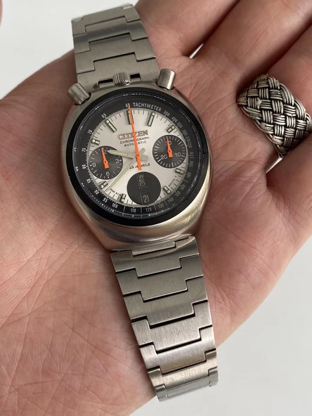 Citizen Bullhead 38mm Çelik Kordon Erkek Kol Saati 67-9143 2.El - 2