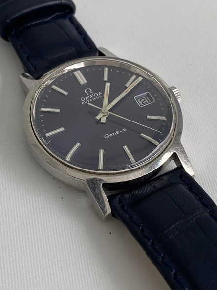 Omega Geneve 35mm Deri Kordon Erkek Kol Saati 166.0163 2.El - 3