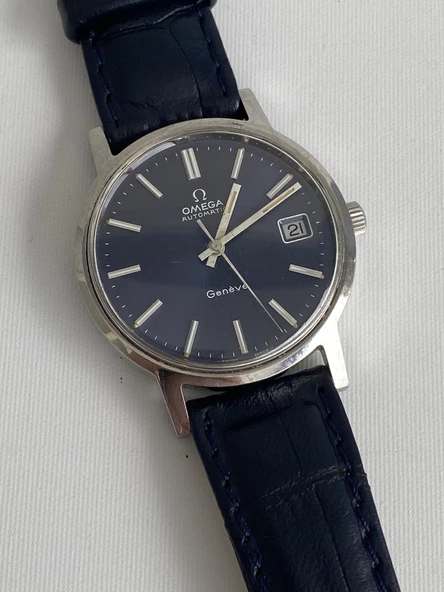 Omega Geneve 35mm Deri Kordon Erkek Kol Saati 166.0163 2.El - 4