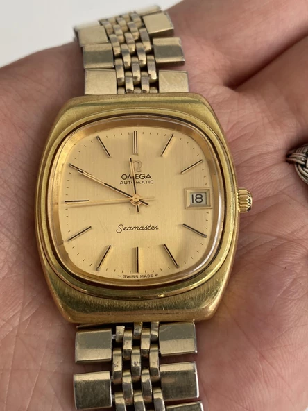 Omega Seamaster 36mm Çelik Kordon Erkek Kol Saati 166.0205 2.El - 3