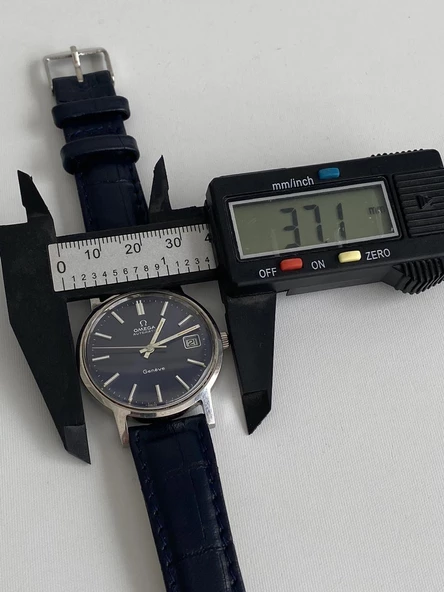 Omega Geneve 35mm Deri Kordon Erkek Kol Saati 166.0163 2.El - 6