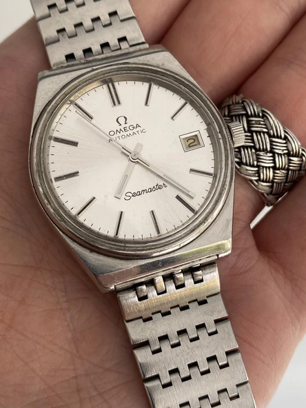 Omega Seamaster 35mm Çelik Kordon Erkek Kol Saati 166.0203 2.El - 2