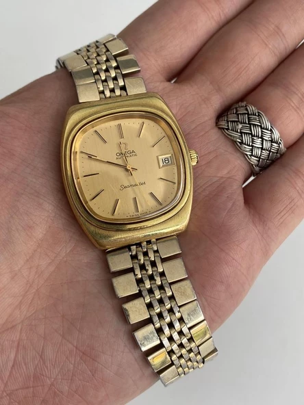 Omega Seamaster 36mm Çelik Kordon Erkek Kol Saati 166.0205 2.El