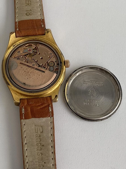 Omega Geneve 36mm Deri Kordon Erkek Kol Saati 166 017.3 2.El - Resim 6