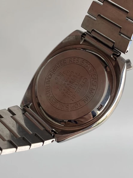 Citizen Bullhead 38mm Çelik Kordon Erkek Kol Saati 67-9143 Mavi 2.El - Resim 6