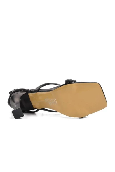 PARK MODA K2300 BİLEĞE DOLAMALI TOPUKLU GENÇ KADIN SANDALET - 5