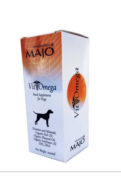 Majo Vit&omega Köpekler Için Tüy Sağlığı Tüy Dökümü Engeleyici Vitamin