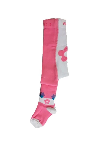 Kız Bebek Çocuk Renkli Külotlu Çorap 3 lü Paket 41955 - 6